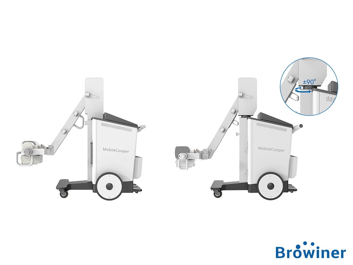 Rayos X Browiner Mobile Cooper. Comercializado en Colombia por B&E Ingeniería Médica.