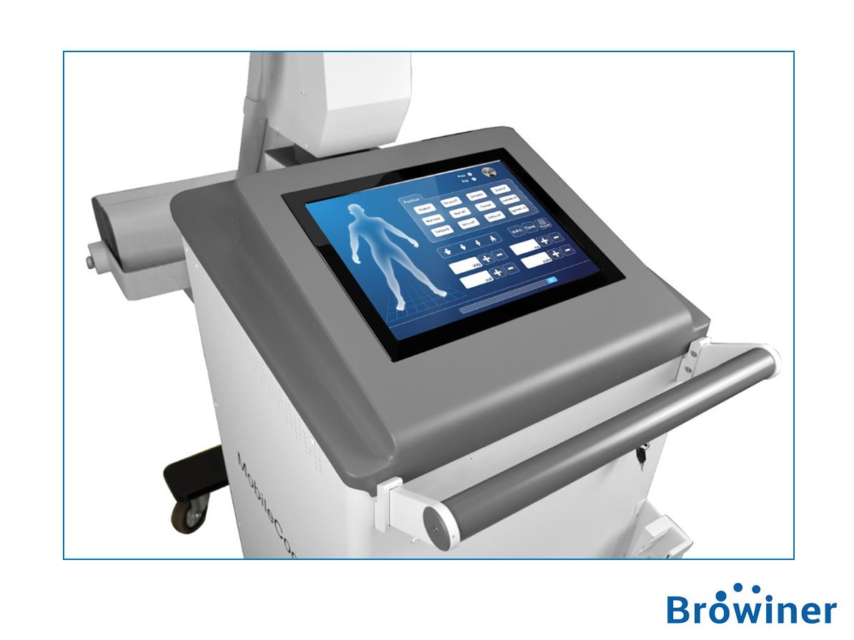 Rayos X Browiner Mobile Cooper. Comercializado en Colombia por B&E Ingeniería Médica.