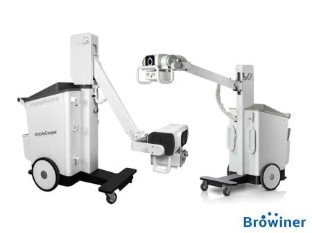 Rayos X Browiner Mobile Cooper. Comercializado en Colombia por B&E Ingeniería Médica.