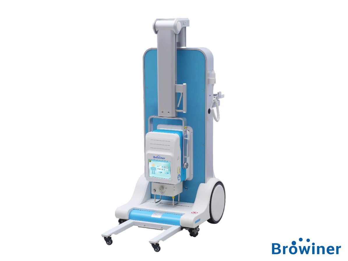 Rayos-X Portatil Emer Neo DR de la marca Browiner. Comercializado en Colombia por B&E Ingeniería Médica.
