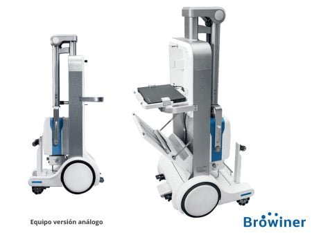 Rayos-X Portatil Emer Neo DR de la marca Browiner. Comercializado en Colombia por B&E Ingeniería Médica.